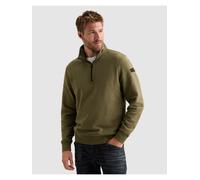 Sweatshirt PME LEGEND, Herren, Gr. L, grün (kalamata), Sweatware, Obermaterial: 100% Baumwolle, unifarben, hüftbedeckend, Rippbündchen, Sweatshirts Sweatshirt, mit softem Griff, Baumwolle (46278313-L)