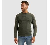 Sweatshirt PME LEGEND, Herren, Gr. XXL, grau (beluga), Obermaterial: 100% Baumwolle, bedruckt, regular fit taillenbedeckt, Rundhals, Rippbündchen, Sweatshirts Sweatshirt, mit Logo Schriftzug (38670131