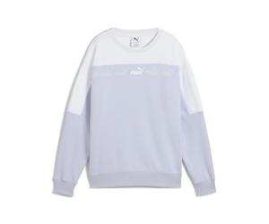 Sweatshirt PUMA "Around The Block Crewneck Damen", Damen, Gr. XS, blau (cool weather blau), Obermaterial: 66% Baumwolle, 34% Polyester. Rippe: 3% Elasthan, 97% Baumwolle, comfort fit, Rundhals, Sweats