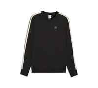 Sweatshirt PUMA "Essentials Elevated Sweatshirt mit Rundhalsausschnitt Herren", Herren, Gr. XS, schwarz, Obermaterial: 100% Baumwolle; Rippe: 97% Baumwolle, 3% Elasthan, normal, Rundhals, Sweatshirts 