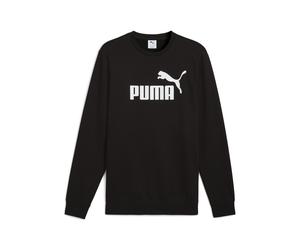 Sweatshirt PUMA "Essentials No. 1 Logo Crewneck Herren", Herren, Gr. S, schwarz, Obermaterial: 34% Polyester, 66% Baumwolle. Rippe: 3% Elasthan, 97% Baumwolle, normal, Rundhals, Sweatshirts Sweatshirt