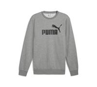 Sweatshirt PUMA "Essentials No. 1 Logo Crewneck Herren", Herren, Gr. XL, grau (medium gray heather), Obermaterial: 66% Baumwolle, 34% Polyester. Rippe: 97% Baumwolle, 3% Elasthan, normal, Rundhals, Sw