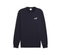 Sweatshirt PUMA "Essentials Small No. 1 Logo Crewneck Herren", Damen, Gr. L, blau (new navy blau), Obermaterial: 66% Baumwolle, 34% Polyester; Rippe: 3% Elasthan, 97% Baumwolle, normal, Rundhals, Swea
