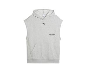 Sweatshirt PUMA "Graphics Training Ärmelloser Hoodie Herren", Herren, Gr. L, light gray heather, Obermaterial: 30% Polyester, 70% Baumwolle. Rippe: 3% Elasthan, 97% Baumwolle, normal, Sweatshirts Swea