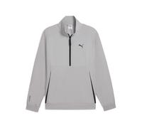 Sweatshirt PUMA "PUMATECH Relaxed Sweatshirt Herren", Herren, Gr. M, gray echo, Obermaterial: 50% Elastomultiester, 50% Polyester; Taschenfutter: 100% Polyester; Einsatz: 91% Polyester, 9% Elasthan, r