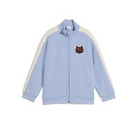 Sweatshirt PUMA "T7 Imaginary Friend Relaxed Jacke mit Reißverschluss Kinder", Mädchen, Gr. 98, chambray blau, Obermaterial: 34% Polyester, 66% Baumwolle. Rippe: 97% Baumwolle, 3% Elasthan. Seitentasc