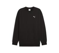 Puma WARDROBE ESS Relaxed Rundhalsshirt Herren | Mit Plain | Black | Größe: M Black