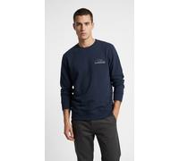 Sweatshirt QUIKSILVER "BASIC GRAPHIC CREW", Herren, Gr. XXL (56), schwarz navy, Obermaterial: 60% Baumwolle, 40% Polyester, Sweatshirts Sweatshirt, sportlicher Stil, vielseitig einsetzbar (52266204-XX