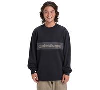Sweatshirt QUIKSILVER "Cb", Herren, Gr. M, schwarz, Obermaterial: 45% Baumwolle, 40% Baumwolle, 15% Polyester., Sweatshirts Sweatshirt (32229369-M) schwarz