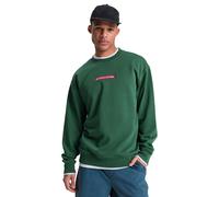 Sweatshirt QUIKSILVER "Dna", Herren, Gr. L, forest, Obermaterial: 45% Baumwolle, 40% Baumwolle, 15% Polyester;, Sweatshirts Sweatshirt (49180234-L) forest