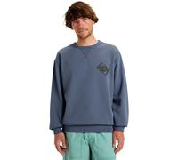 Sweatshirt QUIKSILVER "Dusun", Herren, Gr. S, blau (vintage indigo), Obermaterial: 100% Baumwolle;, Sweatshirts Sweatshirt (87766765-S)