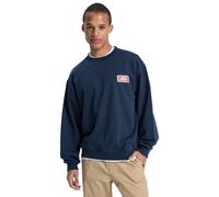 Sweatshirt QUIKSILVER "Elevated", Herren, Gr. S, schwarz navy, Obermaterial: 45% Walkfrottier, 40% Walkfrottier, 15% Microfaser;, Sweatshirts Sweatshirt (40168066-S) schwarz navy