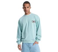 Sweatshirt QUIKSILVER "Elevated", Herren, Gr. XXL, blau haze, Obermaterial: 45% Walkfrottier, 40% Walkfrottier, 15% Microfaser;, Sweatshirts Sweatshirt (22135632-XXL) blau haze