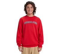 Quiksilver Sweatshirt Graphic Crew Herren M Salsa 60% Walkfrottier/40% Microfaser