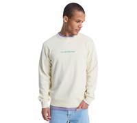 Sweatshirt QUIKSILVER "Graphic", Herren, Gr. S, bone, Obermaterial: 60% Walkfrottier, 40% Microfaser;, Sweatshirts Sweatshirt (23016033-S) bone