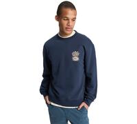 Sweatshirt QUIKSILVER "Salt Water Graphic", Herren, Gr. S, schwarz navy, Obermaterial: 55% Walkfrottier, 25% Walkfrottier, 20% Microfaser;, Sweatshirts Sweatshirt (75831859-S) schwarz navy