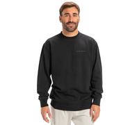 Sweatshirt QUIKSILVER "Salt Water", Herren, Gr. XS, schwarz, Obermaterial: 80% Walkfrottier, 20% Microfaser;, Sweatshirts Sweatshirt (85365612-XS)
