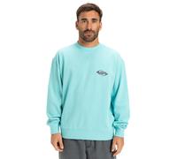 Sweatshirt QUIKSILVER "Spin Cycle", Herren, Gr. XS, blau (aqua sky), Obermaterial: 100% Baumwolle;, Sweatshirts Sweatshirt (27957159-XS)