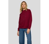 Sweatshirt RABE "Sweatshirt", Damen, Gr. 42, rot, 48%Polyester, 47%Viskose, 5%Elastan, unifarben, gerade, Sweatshirts Sweatshirt (13463550-42) rot