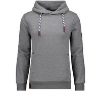 RAGMAN Regular Fit Sweatshirt Kapuzegrau, Einfarbig