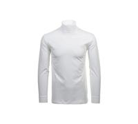 Sweatshirt RAGMAN "Longsleeve Langarm Basic Rollkragen Regular Fit", Herren, Gr. L, weiß, Obermaterial: 100% Baumwolle CO., Sweatshirts Sweatshirt (97789639-L) weiß