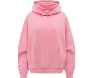 Sweatshirt RAGWEAR "Germma PP", Damen, Gr. S (36), pink, Sweatware, Material: 100% Baumwolle, oversize hüftbedeckend, Rundhals, Fledermausärmel Rippbündchen, Sweatshirts Sweatshirt, Oversize Kapuzen-P