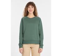 Sweatshirt RAGWEAR "JOANN", Damen, Gr. S, pine grün, Sweatware, Obermaterial: 70% Baumwolle, 30% Polyester, unifarben, figurumspielend hüftbedeckend, Rundhals, Raglanärmel Rippbündchen, Sweatshirts Sw