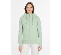Sweatshirt RAGWEAR "NESKIA ZIP", Damen, Gr. XL, mint, Sweatware, Obermaterial: 70% Baumwolle, 30% Polyester, Rundhals, Sweatshirts Sweatshirt (81206640-XL) mint