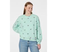 Sweatshirt RAGWEAR "WUSS SHELLS", Damen, Gr. XL, mint, Sweatware, Obermaterial: 70% Baumwolle, 30% Polyester, bedruckt, normal, Rundhals, Sweatshirts Sweatshirt, Elastische Baumwollmischung und softem