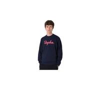 sweatshirt rapha cotton large logo blau pink XXL