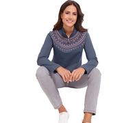 Sweatshirt rauchblau 38 Baumwolle