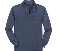 Sweatshirt rauchblau 56/58 Baumwolle