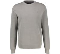 Sweatshirt - Regular Fit - Rundhals-Ausschnitt - Struktur - grau Lerros