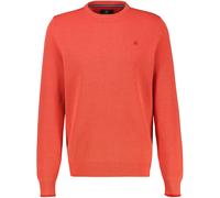 Sweatshirt - Regular Fit - Rundhals-Ausschnitt - Struktur - rot Lerros