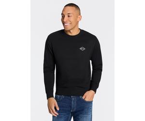 Sweatshirt REPLAY, Herren, Gr. L, schwarz, Sweatware, Obermaterial: 100% Baumwolle, unifarben, regular fit normal, Rundhals, Rippbündchen, Sweatshirts Sweatshirt, in Baumwoll-Qualität (21833835-L) sch