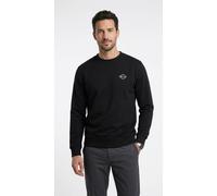 Sweatshirt REPLAY, Herren, Gr. XL, schwarz, Sweatware, Obermaterial: 100% Baumwolle, unifarben, regular fit normal, Rundhals, Rippbündchen, Sweatshirts Sweatshirt, in Baumwoll-Qualität (21833835-XL) s