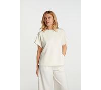 Sweatshirt RICHROYAL, Damen, Gr. XL, weiß (pearl weiß), Obermaterial: 51% Modal, 43% Polyester, 6% Elasthan, unifarben, Sweatshirts Sweatshirt, aus weicher, fester, gepeachter Qualität (44987460-XL) p