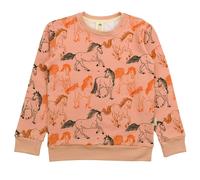 Sweatshirt rosa Pferde-Motiv 116