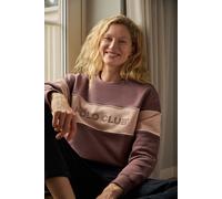 Sweatshirt rosa taupe im Boxy Fit mit Polo Club-Logo S