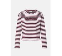 comma casual identity - Sweatshirt rot|weiß - Gr. - 36