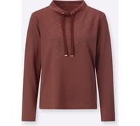 Sweatshirt rotbraun 52