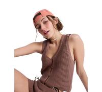 Sweatshirt ROXY "Beach Bungalow", Damen, Gr. M, braunie, Obermaterial: 100% Walkfrottier;, Sweatshirts Sweatshirt (84676533-M) braunie