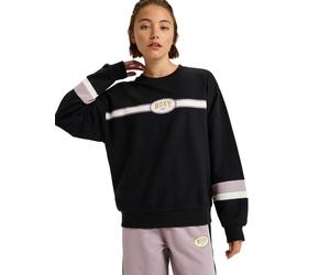 Sweatshirt ROXY "Essential Energy Timeless", Damen, Gr. XS, schwarz, Obermaterial: 100% Walkfrottier;, Sweatshirts Sweatshirt (42738163-XS) schwarz