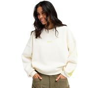 Sweatshirt ROXY "Frostbeam", Damen, Gr. S, weiß (coconut milk), Obermaterial: 85% Baumwolle, 15% Polyester., Sweatshirts Sweatshirt (78134349-S) coconut milk