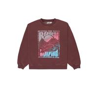 Roxy Lineup Brushed Mädchen Sweatshirt rotbraun - 10