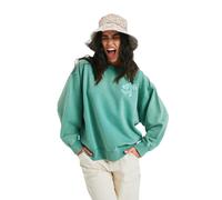 Sweatshirt ROXY "Lineup", Damen, Gr. M, deep grass grün, 55% Baumwolle, 25% Baumwolle, 20% Polyester, Sweatshirts Sweatshirt (73554725-M) deep grass grün