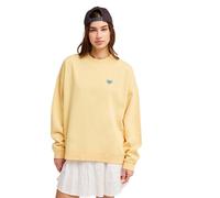 Sweatshirt ROXY "Lineup Oversized", Damen, Gr. L, golden haze, Obermaterial: 55% Baumwolle, 25% Baumwolle, 20% Polyester., Sweatshirts Sweatshirt (12508761-L) golden haze
