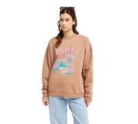 Sweatshirt ROXY "Lineup Oversized", Damen, Gr. S, braunie, Obermaterial: 55% Walkfrottier, 25% Walkfrottier, 20% Microfaser;, Sweatshirts Sweatshirt (57942222-S) braunie