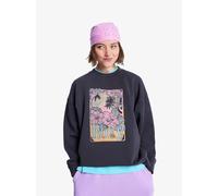 Roxy Sweatshirt Lineup Terry – Damen – 55/25% Walkfrottier, 20% Microfaser – L Anthrazit