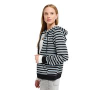 Sweatshirt ROXY "Perfect Stripe", Damen, Gr. XXL, cerulean canyon bloom stripe, Obermaterial: 60% Baumwolle, 40% Polyester., Sweatshirts Sweatshirt (47111605-XXL) cerulean canyon bloom stripe